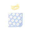 Hudson Baby Infant Girl Gown, Swaddle Blanket and Cap or Headband, Pretty As A Daisy, 0-6 Months - 3 of 4
