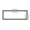 Amanti Art Regis Barnwood Gray Narrow Framed Magnetic Dry Erase Board - 4 of 4