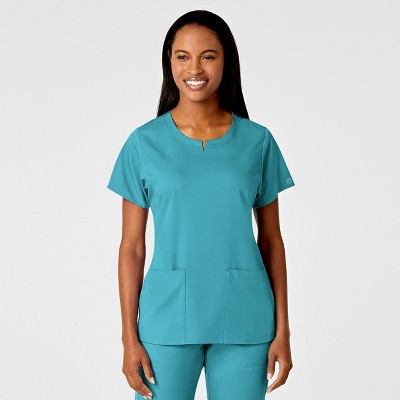 Wink PRO Women's 4 Pocket Notch Neck Scrub Top