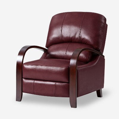 Alexandra Genuine Leather Manual Recliner | ARTFUL LIVING DESIGN