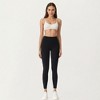 Anna-Kaci Active Women's High Waist Seamless Full Length Leggings with Stretch Fit Fabric and Smooth Contour Waistband - 2 of 4