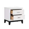 Kumasinova 2/5 Drawer Dresser,Chic Bedroom Storage Cabinet,Wooden White Finish Chests of Drawers for Bedroom,1 Piece - 2 of 4