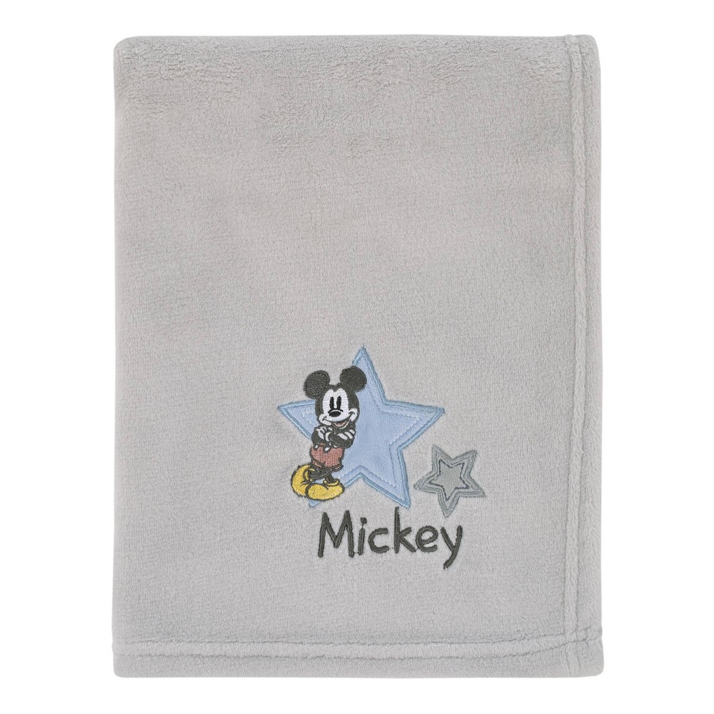 Photos - Duvet Disney Mickey Mouse Mighty Mickey Baby Blanket 