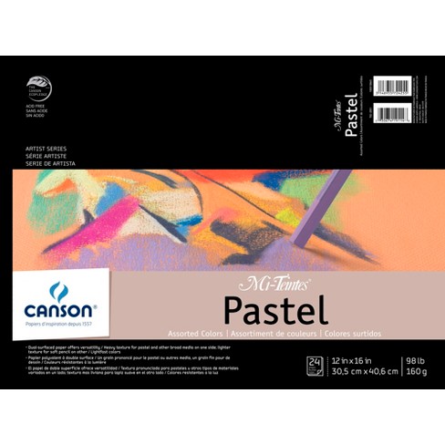 Strathmore Assorted Color Pastel Paper Pad 24 Sheets 9x12