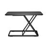 Alera AdaptivErgo Single-Tier Sit-Stand Lifting Workstation, 26.4" x 18.5" x 1.8" to 15.9", Black - image 2 of 4