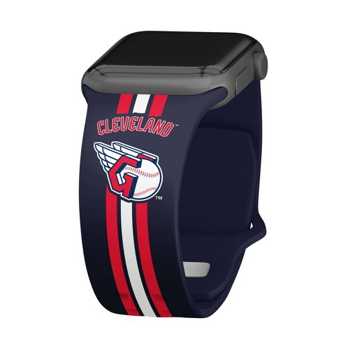 Mlb Cleveland Guardians Wordmark Hd Apple Watch Band Target