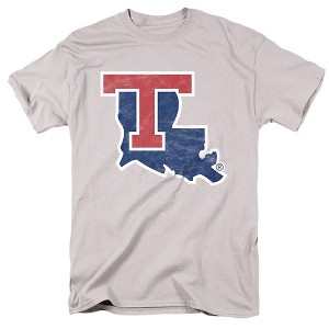 Men's Louisiana Tech University Official Distressed Primary T-Shirt - 1 of 4