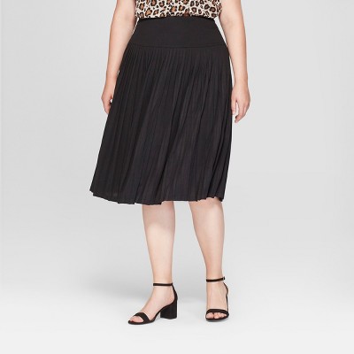 black pleated skirt target