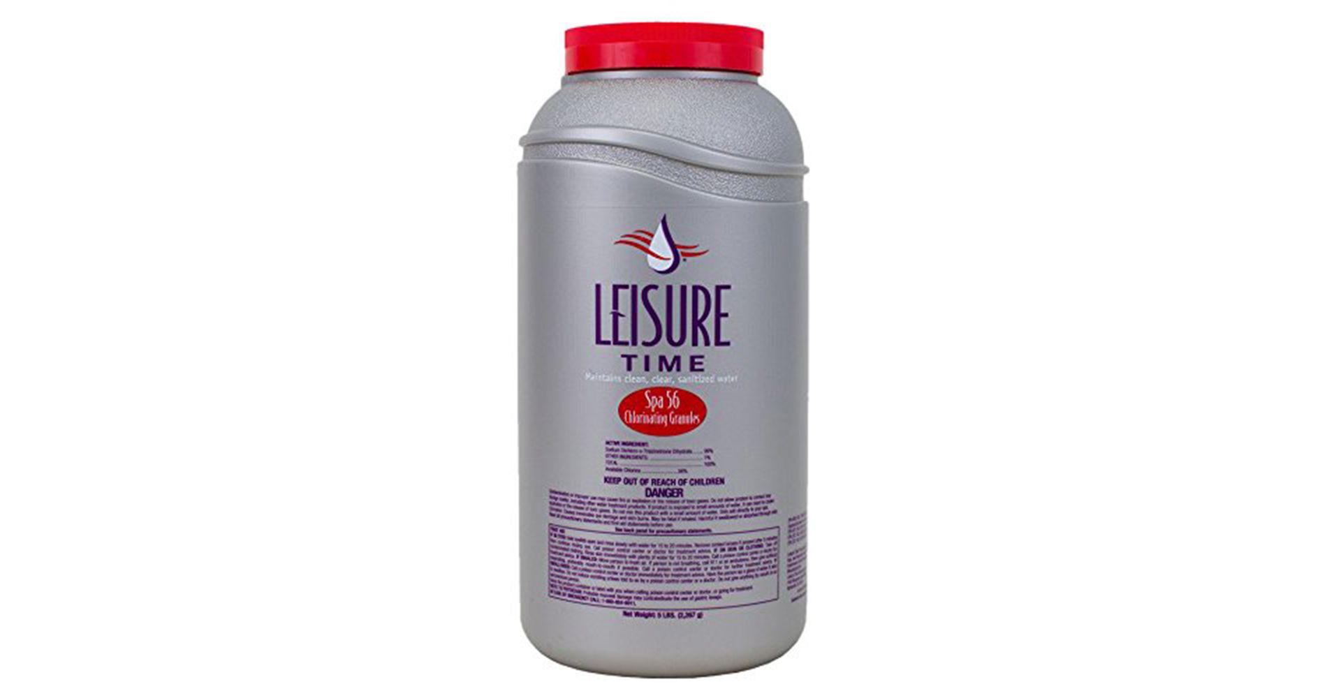 Leisure Time Spa 56 Chlorinating Granules, Maintains Clear Spa Water, 5 lbs