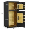 JUJABU Large Coin-Operated Digital Security Safe with Double Doors, Hidden Code Lock, Fireproof & Waterproof Bag - 3 of 4