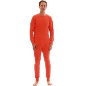 At The Buzzer Men's Thermal Underwear Set - Base Layer Long Johns for Warmth in Winter - 1 of 3