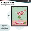 Stupell Industries Festive Peppermint Martini Floating Frame Canvas Art - 4 of 4