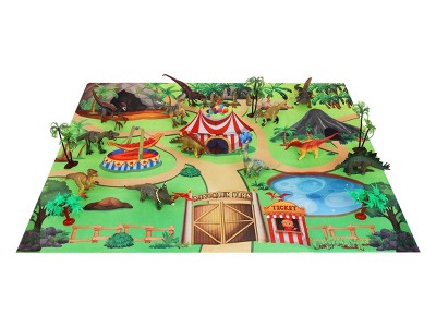 Mpm Toy Animal Set - Dinosaur Park Safari Animal Learning Figures Toys  Educational Playset For Boys Girls Kids Toddlers 3+ : Target