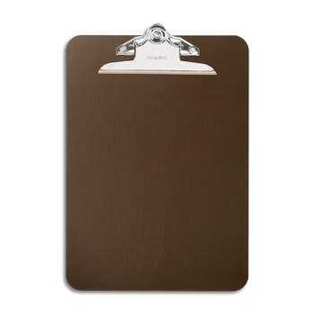 Staples Recycled Hardboard Clipboard, Legal, Brown, 9 x 15 1/2