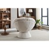 Oversized Swivel Accent Chair, 360 Swivel Barrel Chair, Papasan Chair for Living Room Bedroom - 3 of 4
