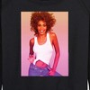 Women's - Whitney Houston - Gradient Photo Lightweight French Terry Wide Neck Long Sleeve Shirt - 2 of 4