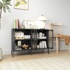 Bella Depot 47.24''W Metal Sideboard Cabinet with 4 Glass Door,Kitchen Storage Cabinet - 4 of 4