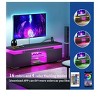 Modern TV Stand With Charging Station & LED Lights For 55/60/65 Inch TV Entertainment Center Media Console Living Room - 3 of 4