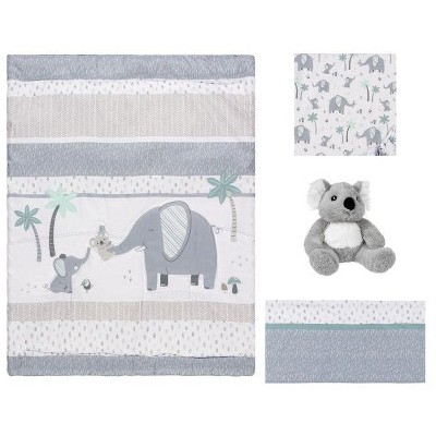 Sammy & Lou Ellie & Friends Baby Nursery Crib Bedding Set - 4pc