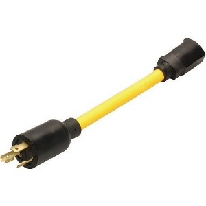 Coleman Cable 9 In. 15A 600V Twist Lock Adapter Cord - 1 of 1