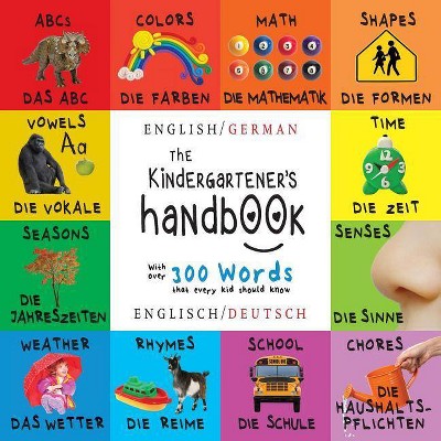 The Kindergartener's Handbook - Large Print by  Dayna Martin (Paperback)