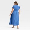 Women's Flutter Short Sleeve Maxi A-Line Dress - A New Day™ - 2 of 3