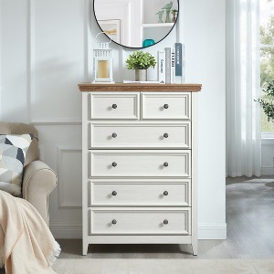 Lyngins 5/6/7 Drawers Dresser for Bedroom,Chest of Drawers Closet Organizers for Living Room,Entry and Hallway - 1 of 4
