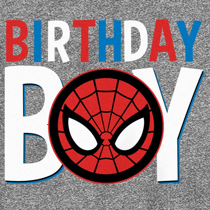 Boy's Marvel Birthday Boy Spider-Man Performance Tee, 2 of 5
