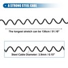 Unique Bargains Adjustable Bike Chain Lock Black 1 Pc - 3 of 4