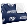 Georgia Southern University Logo Pattern Silky Touch Blanket White 50x60 - 3 of 4