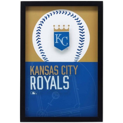 Mlb Kansas City Royals Baseball Wood Sign Panel : Target