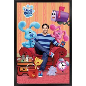 Trends International Blue's Clues - Group Framed Wall Poster Prints