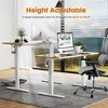 Height Adjustable Standing Desk, 55x24 Inch Sit And Stand Ergonomic Table Table, Stand Up Computer Desk 176lbs Weight Capacity - 4 of 4