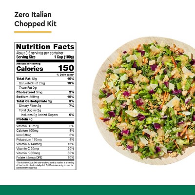 Taylor Farms ZERO Itallian Chopped Salad Kit - 11.3oz