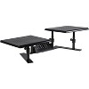 Allsop® Metal Art ErgoTwin Dual Monitor Stand in Black - 2 of 4