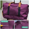 Luupatchy Large Capacity Travel Bag, Dry Wet Separation , For Travel, Fitness Yoga, Weekend Tote Overnight Bag - 4 of 4