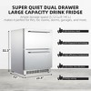 24 inch Undercounter Refrigerators with Weatherproof Full Stainless Steel Body - 4 of 4