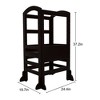 SDADI LT02B Kids Kitchen Adjustable Height Toddlers Children Learning Step Stool Tower with 4 Changeable Heights for Kitchen and Bathroom, Black - 4 of 4