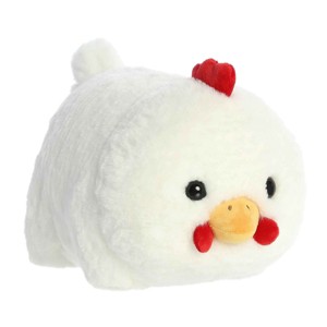 Aurora Medium Claire Chicken Spudsters Adorable Stuffed Animal White 10.5" - 1 of 4