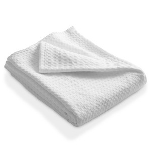 Saloniture Massage Table Blanket - 60" x 90" Soft Waffle Weave Spa Throw - 1 of 4