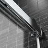 NicBex Shower Door Frameless Single Sliding Soft-closing Shower Doors, 1/4" (6mm) Thick Tempered Glass with Explosion-proof Coating - 2 of 4
