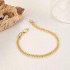 14K Gold Non-Tarnish Bracelet, Starry Rope Chain Design Adjustable 6.5-9 Inch, Jewelry Gift for Women - 4 of 4