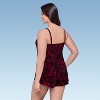 Aqua Green, Women's Vneck Blouson Romper - 2 of 3
