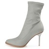 Journee Collection Womens Gizzel Almond Toe Stiletto High Ankle Booties - 2 of 4