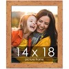 PosterPalooza | Shabby Chic Orange Picture Frame - UV Acrylic, Foam Board Backing, Hanging Hardware - 2 of 4