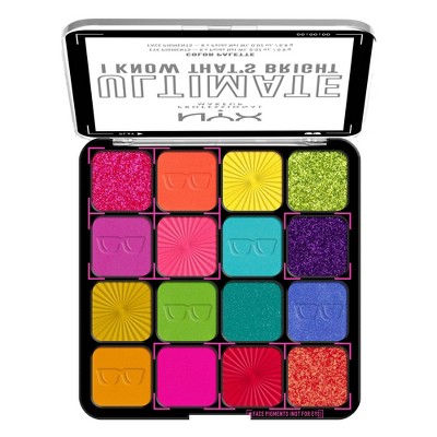 NYX Ultimate Bright Multicolor Vegan Eyeshadow Palette