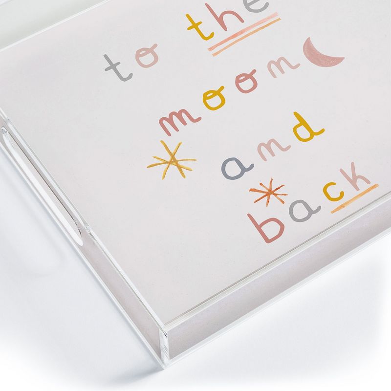 Hello Twiggs To the Moon and Back Acrylic Tray - Deny Designs, 4 of 5