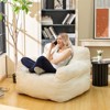 Hooseng Plush Bean Bag Chair for Adults, Comfy Lazy Floor Sofa with Backrest & Armrests, Lounge Accent Chair for Bedroom, Dorm, Living Room - 2 of 4