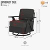 YARDSIGHT 2-Piece Outdoor Swivel Lounge Chairs with Cushions, Patio Aluminum Armchairs with 360-Degree Rotation for Garden, Deck, or Poolside - 3 of 4