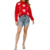Women's Hearts Of Love Sweatshirt - Oddi - 3 of 3
